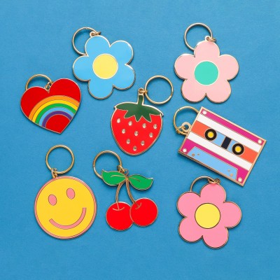 enamel keyrings
