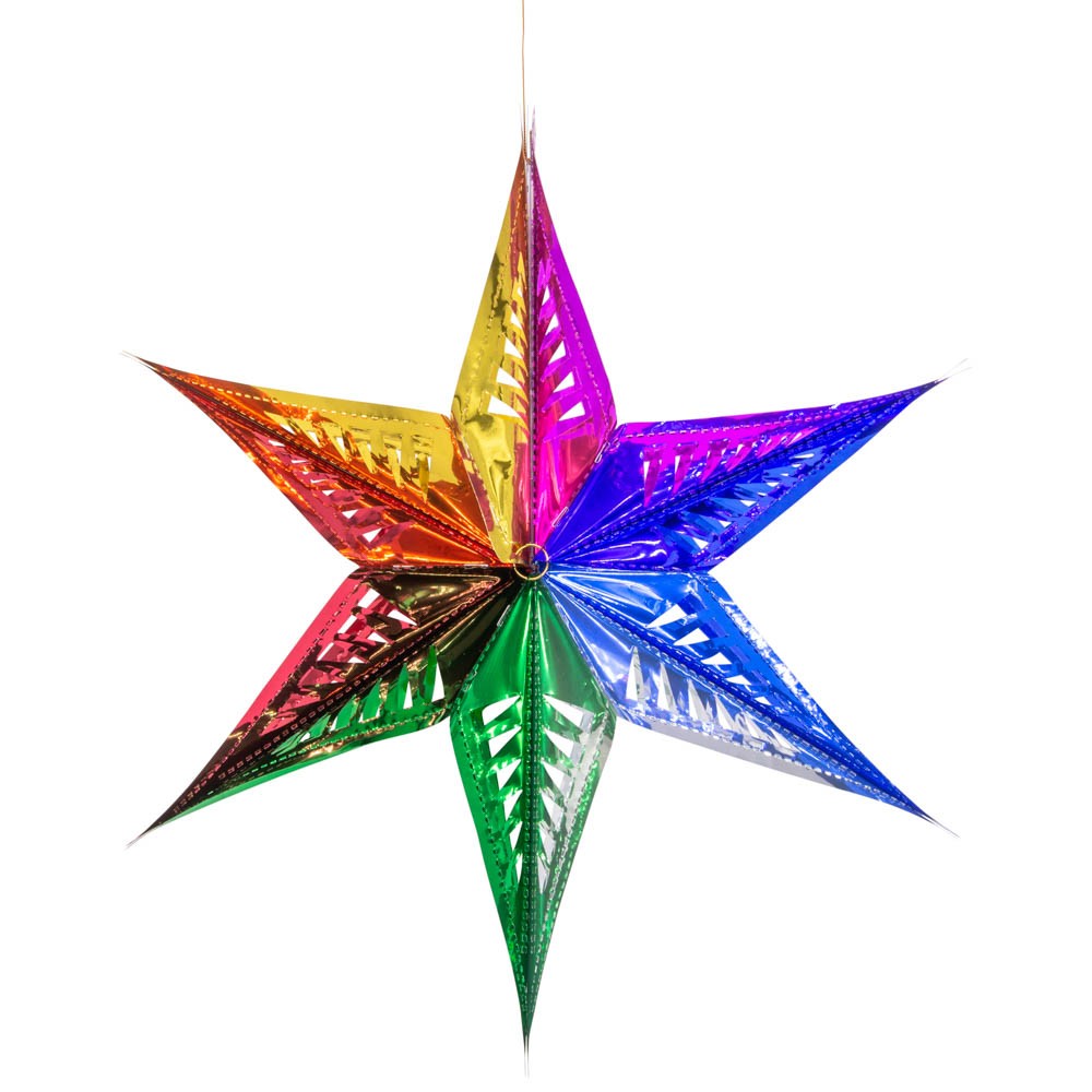 Foil star decoration
