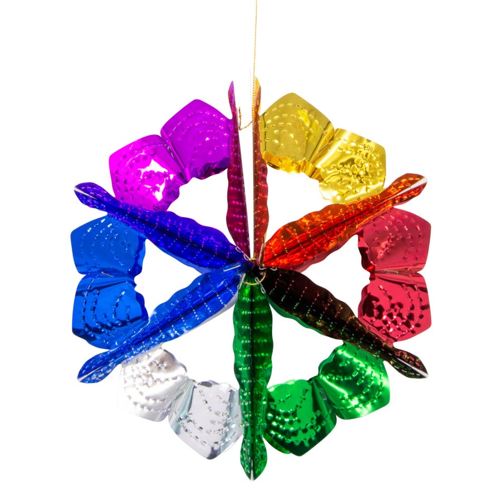 Foil small snowflake decoration