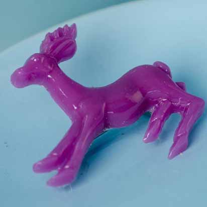 Reg junior deer brooch - heather