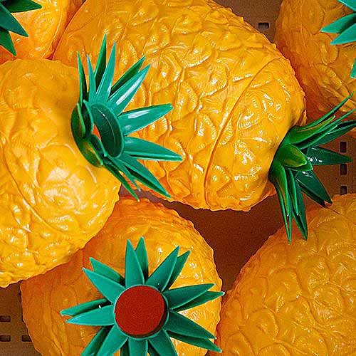 retro plastic pineapple