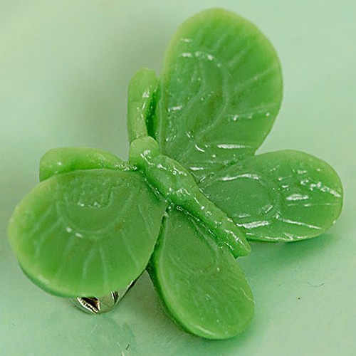 Willow butterfly brooch small - sea green