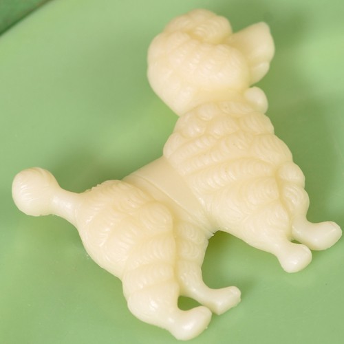 Harald poodle brooch- snow