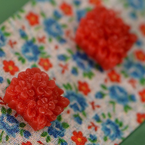 Cissie earrings wee - red