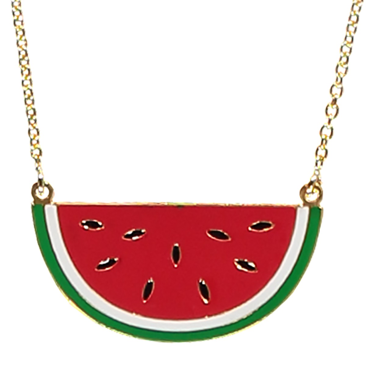Georgina watermelon necklace