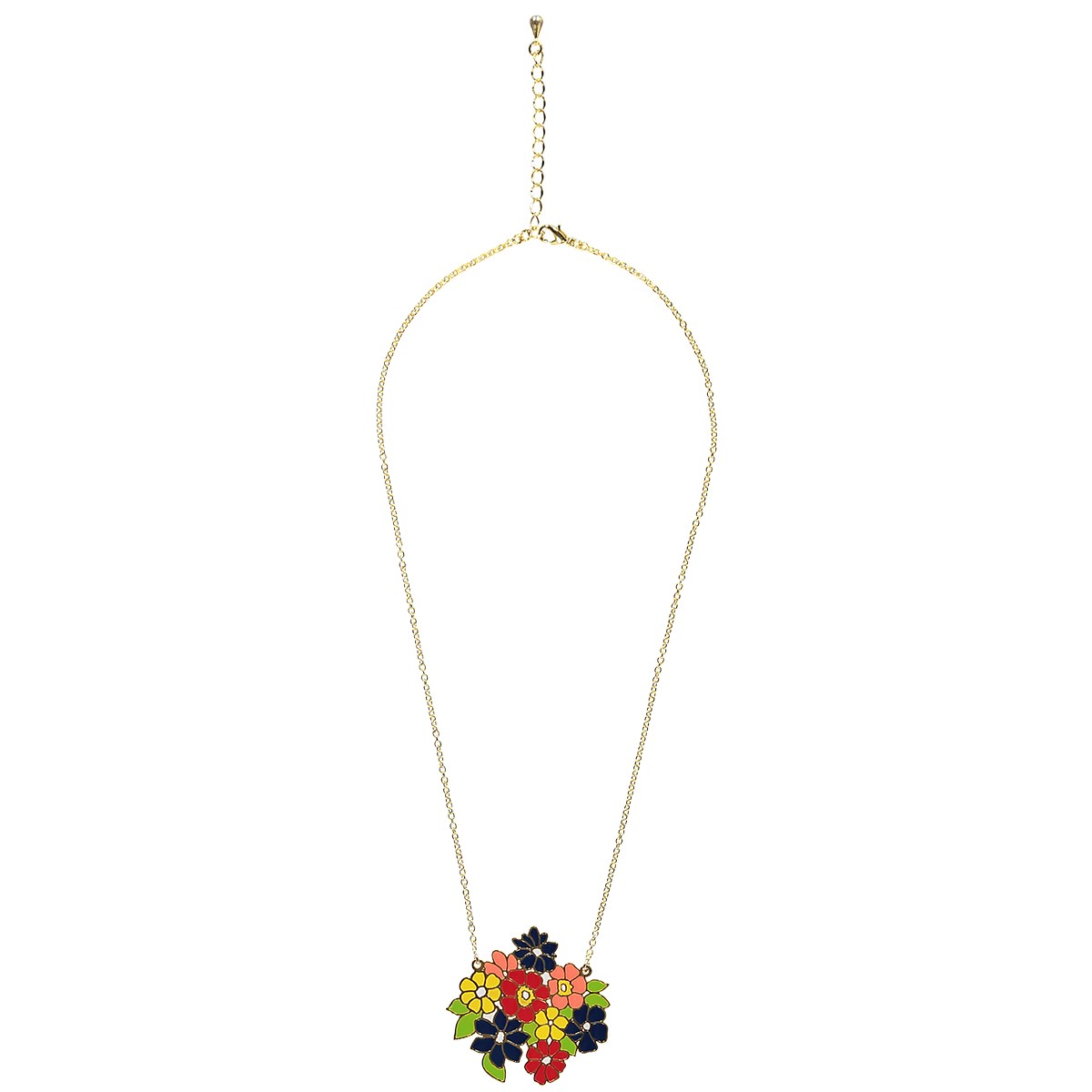 Jean flowers necklace