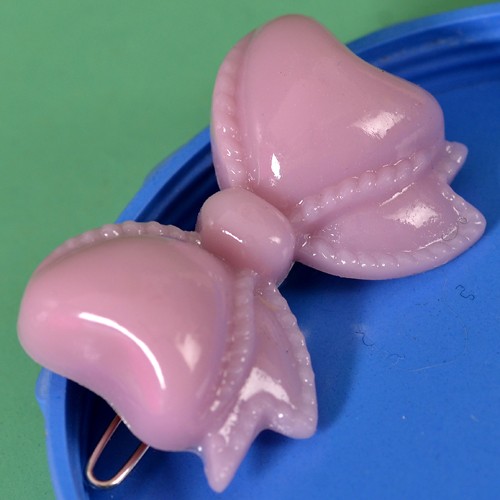 Margo bow hair clip - parma violet