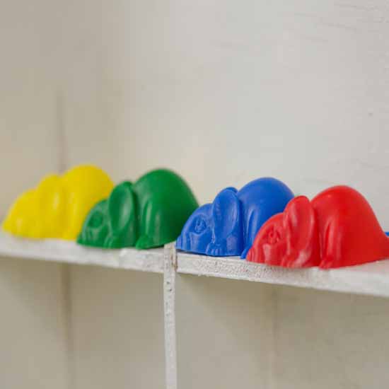 Family of 4 coloured mice