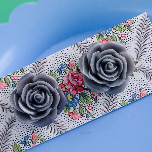 Esme earrings larger size - grey