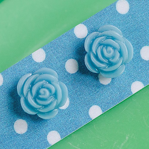 esme earrings small - blue