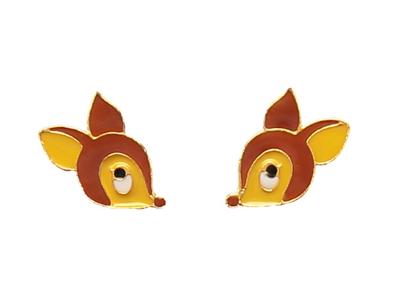 Deer head earrings