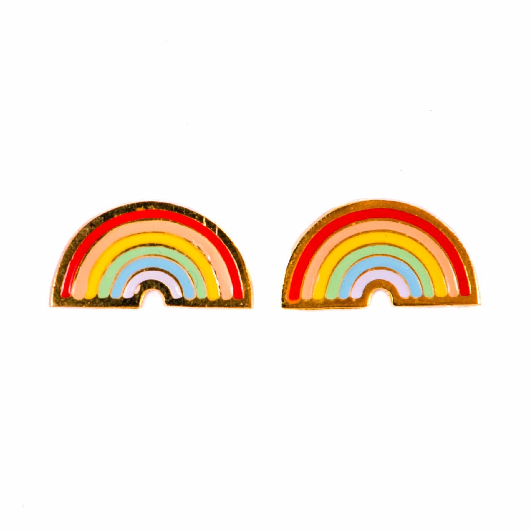 Anna rainbow earrings - pastel