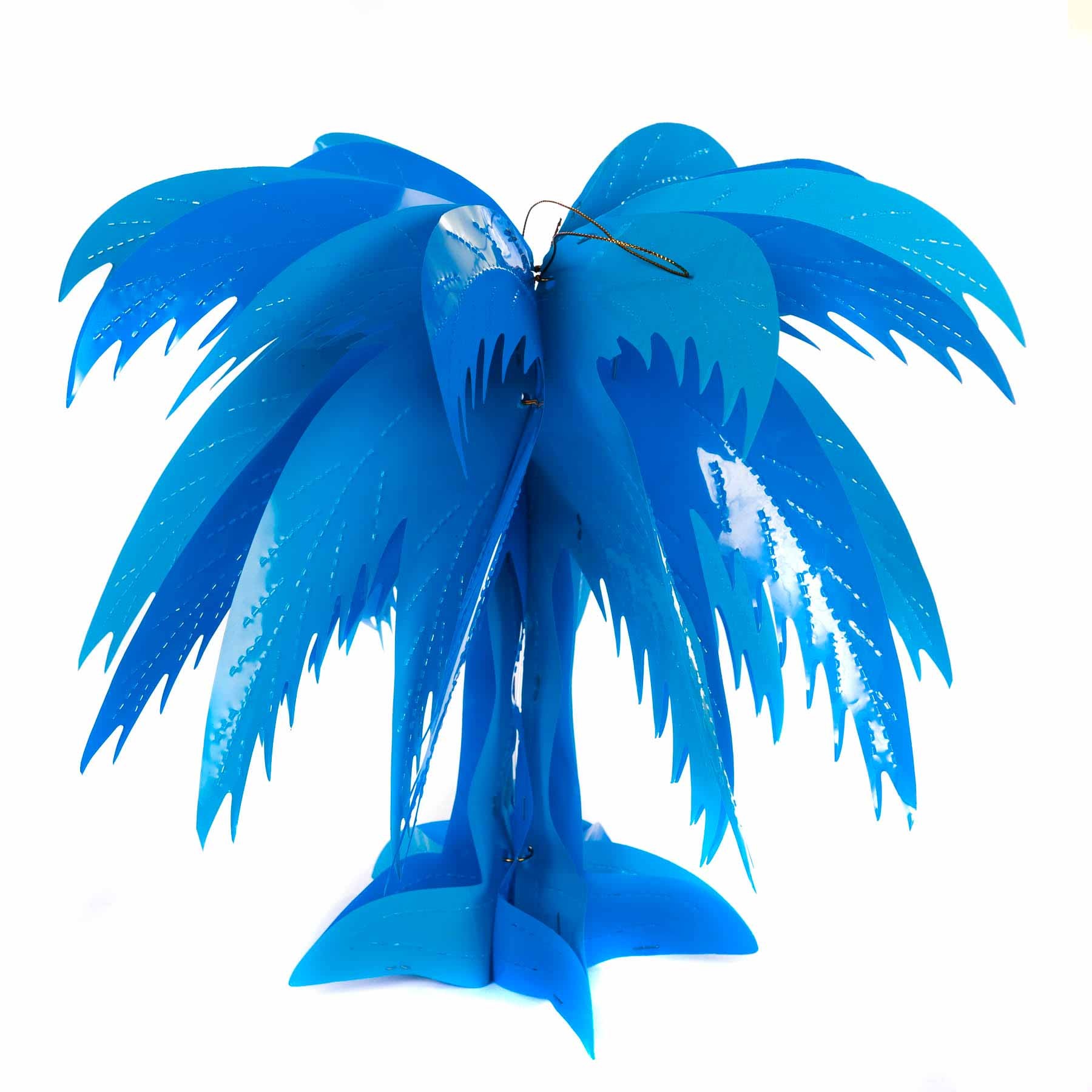 Palm tree decoration - blue