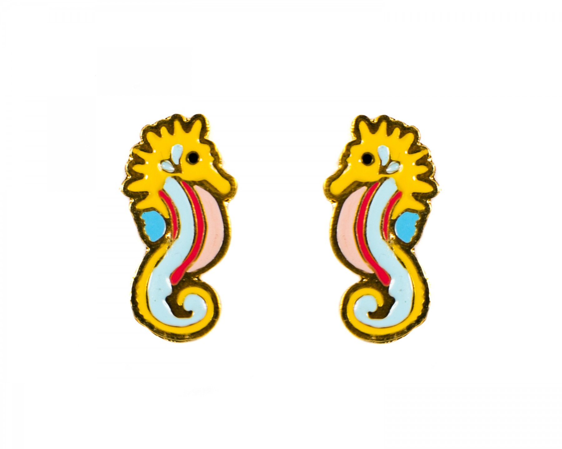 lenny seahorse earrings