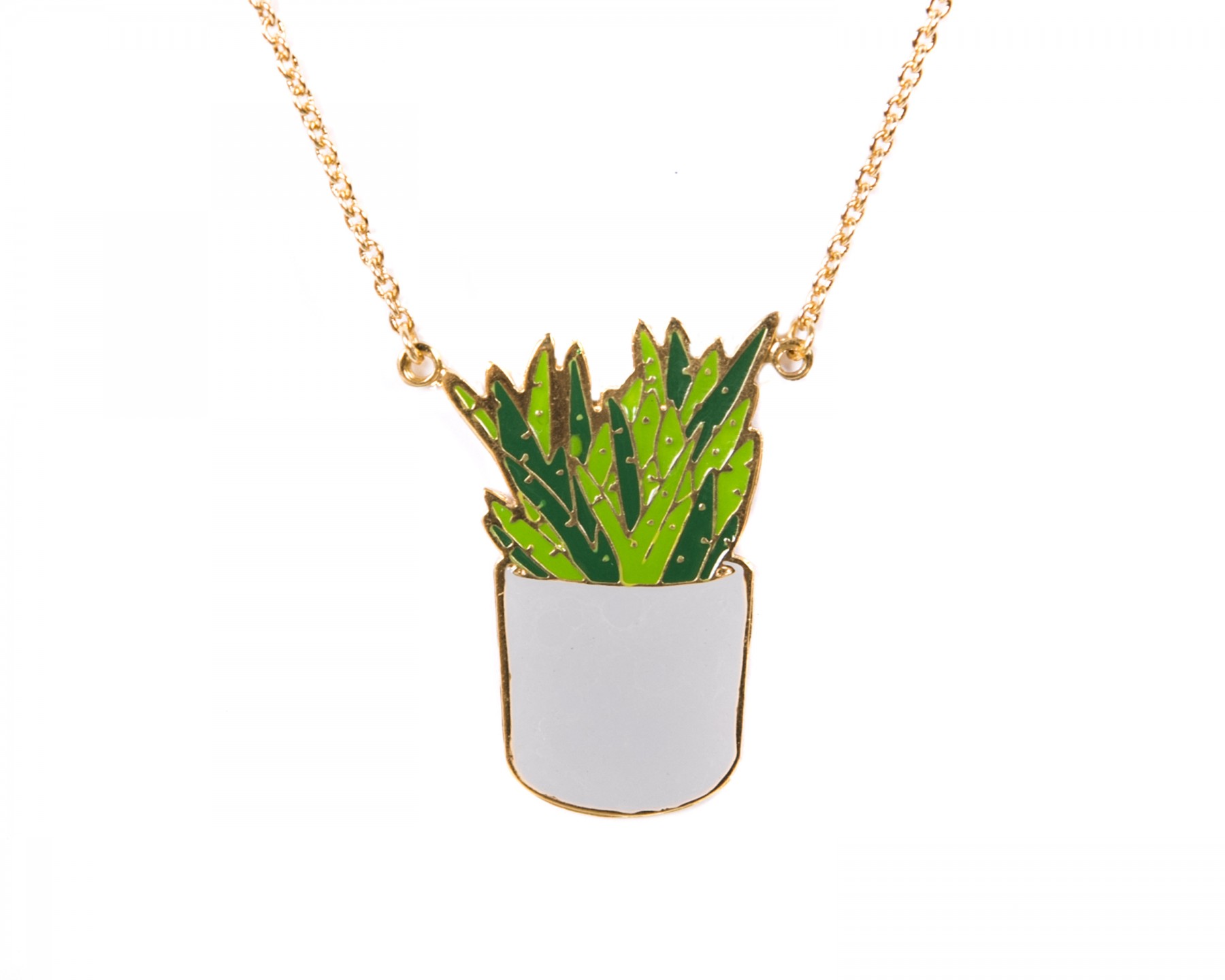 Sam succulent necklace