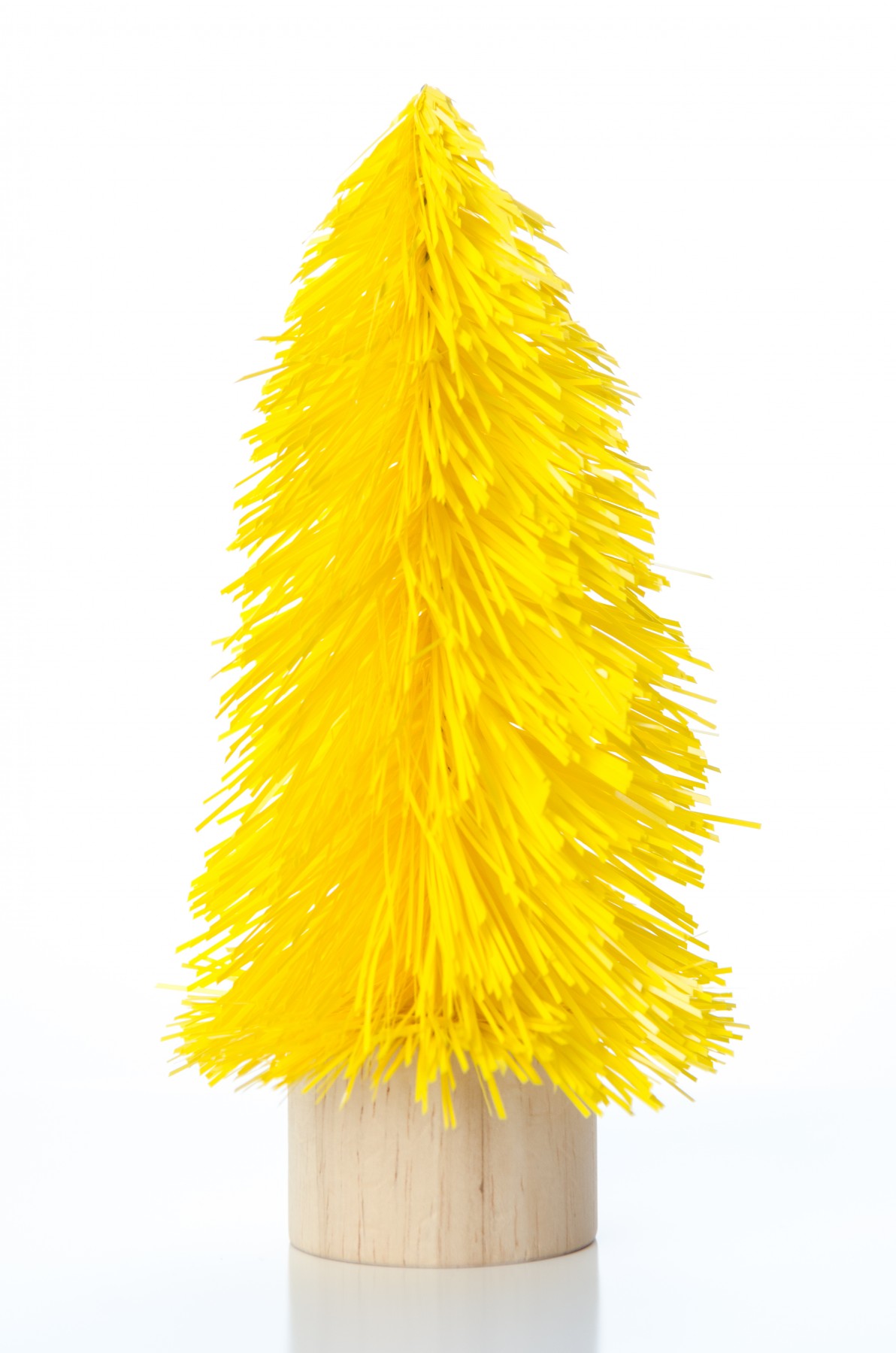 Christmas tree small  yellow  DECORATIONS  colourful christmas trees