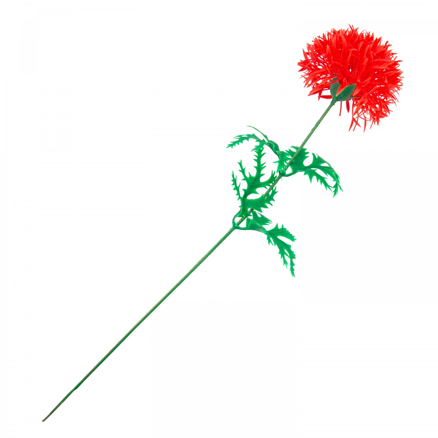 Pompom flower - red