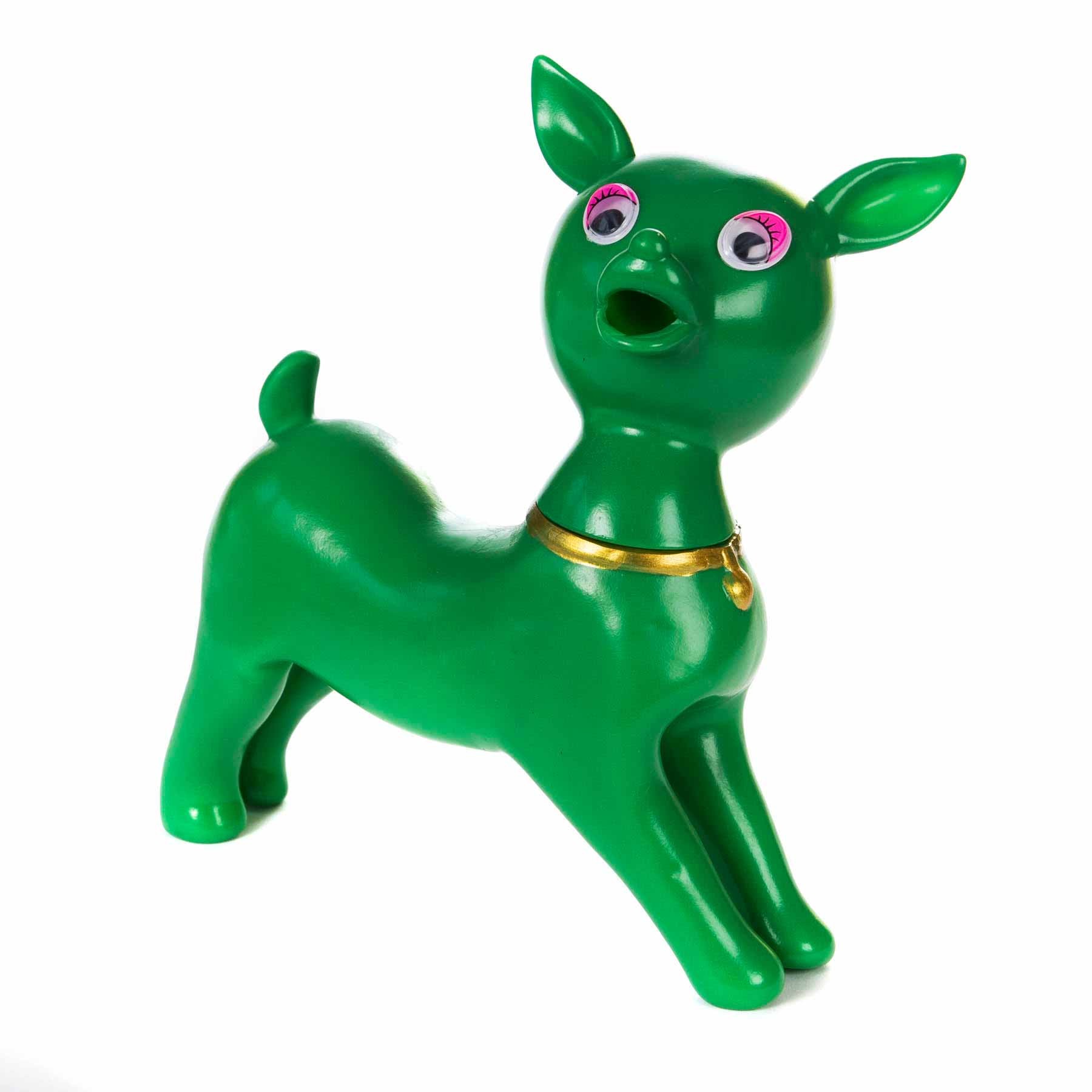Reg standing deer - green