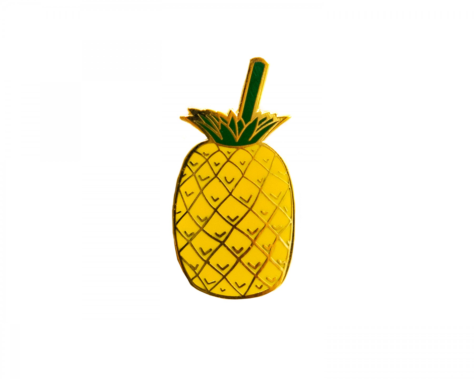 Pineapple enamel pin