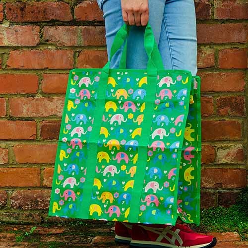 elephant bag - green
