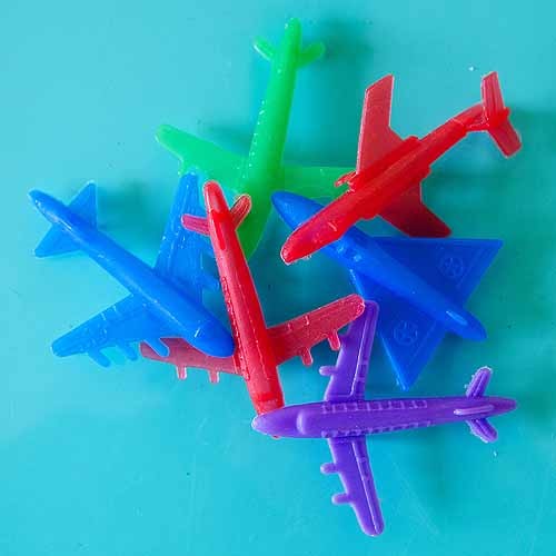 set of 6 retro planes