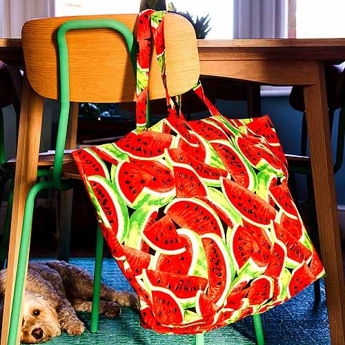 Red watermelon bag