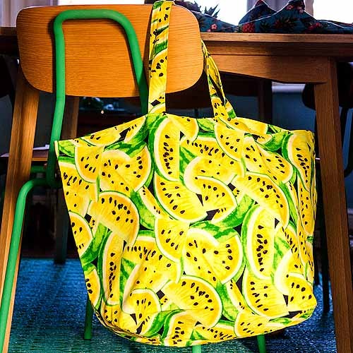 yellow watermelon bag