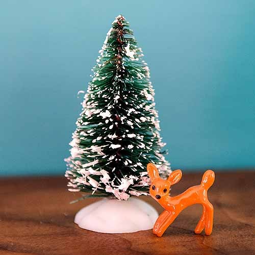 mini tree & mini deer