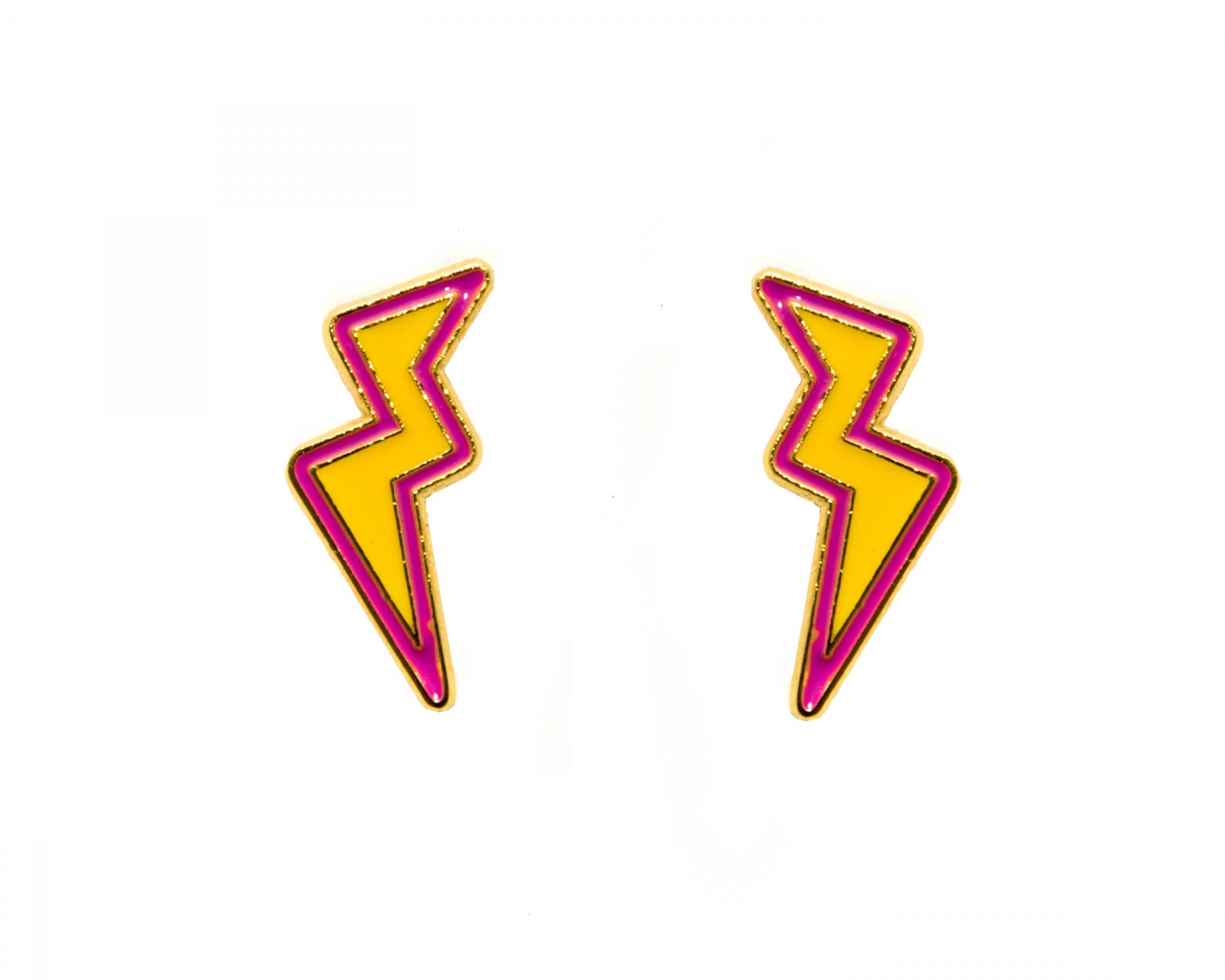 Lightening bolt earrings