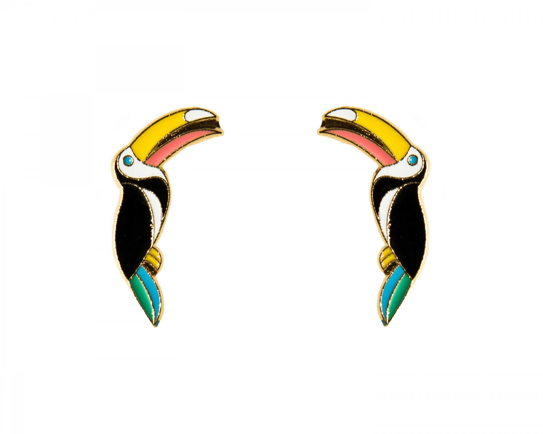 Toucan earrings
