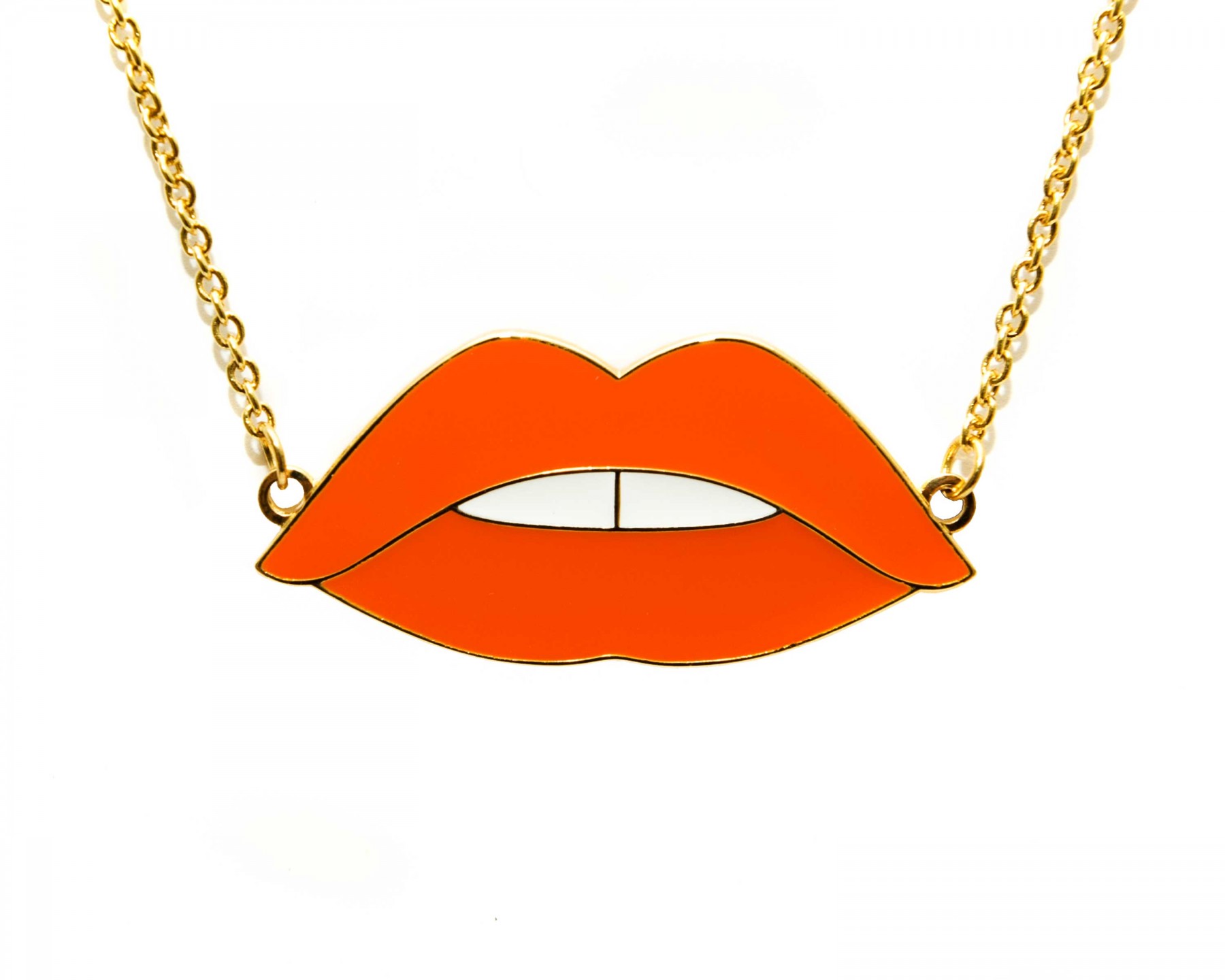 Lips necklace