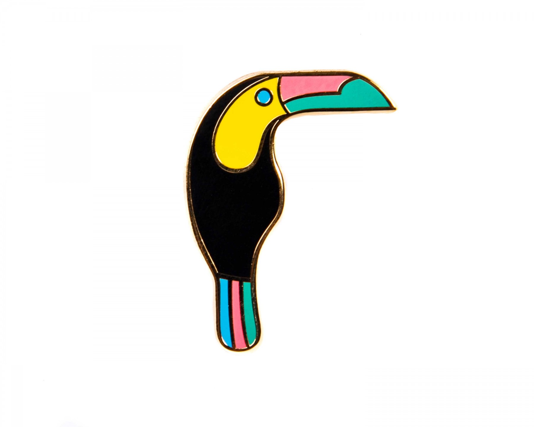 Toucan enamel pin