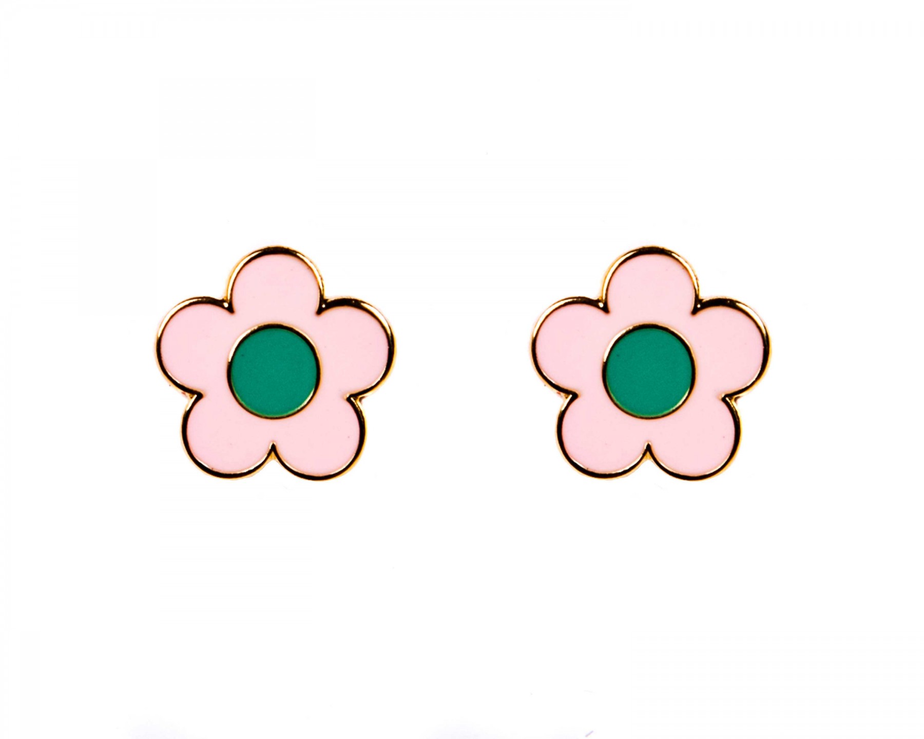 Annie flower earrings - pink