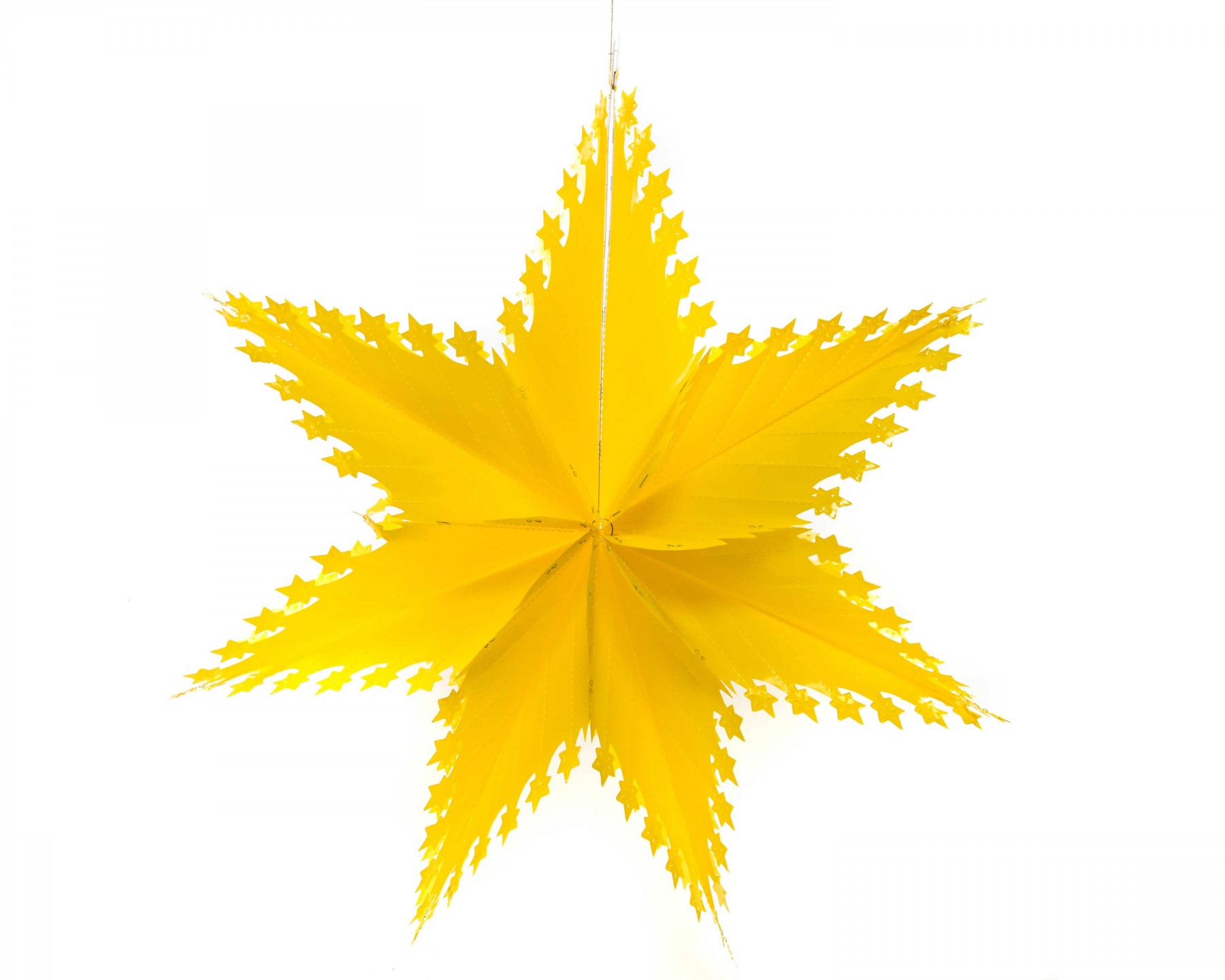 Starry star decoration - yellow