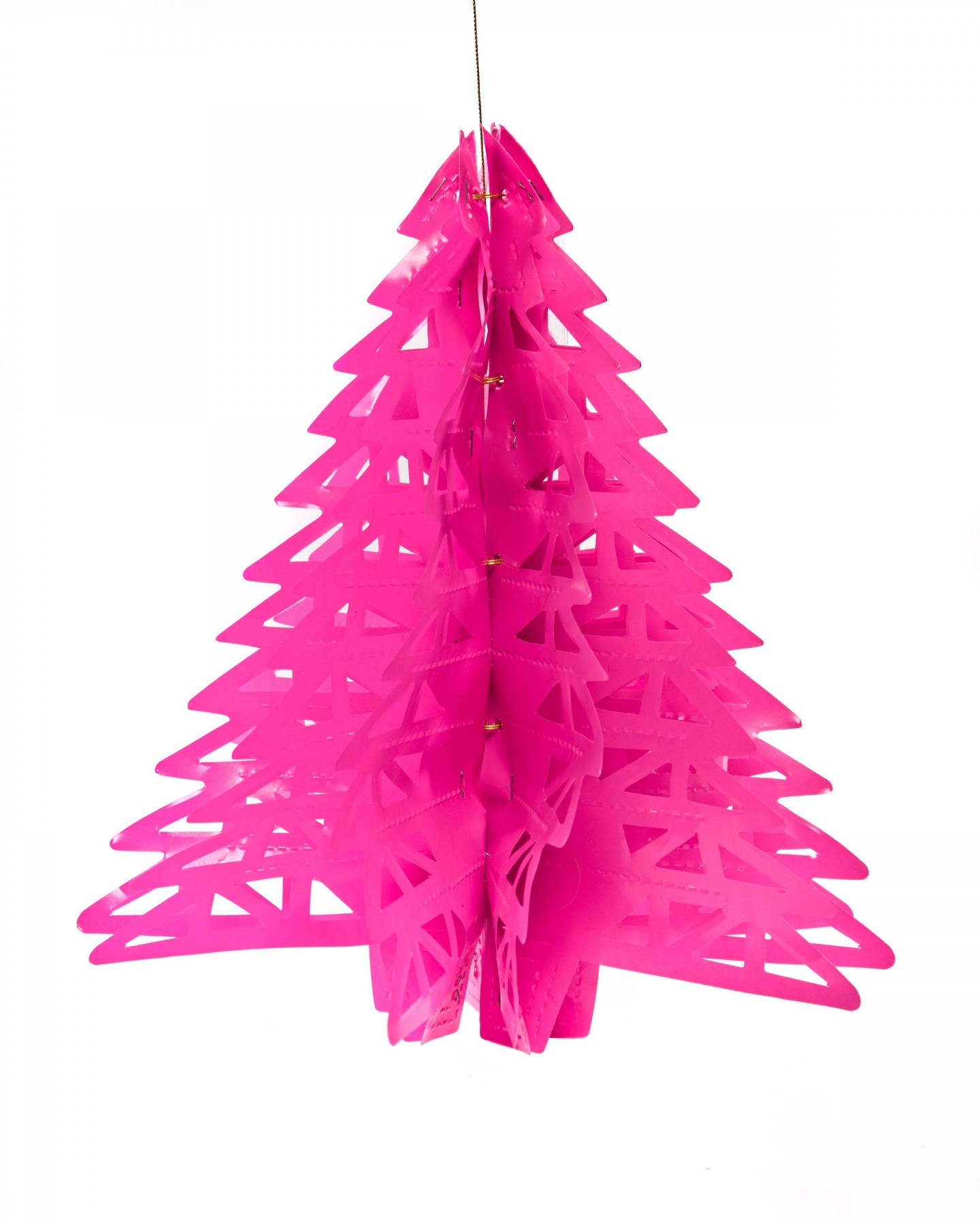 Hanging tree decoration - pink