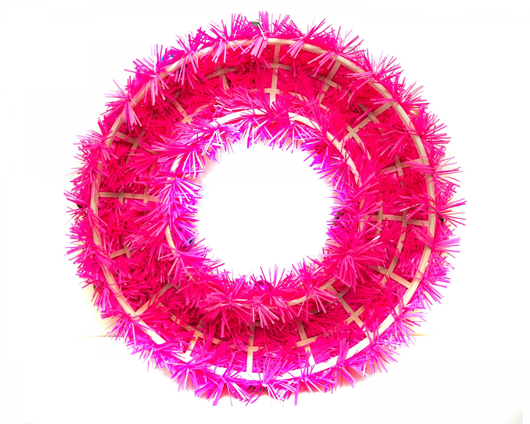 Christmas wreath - pink