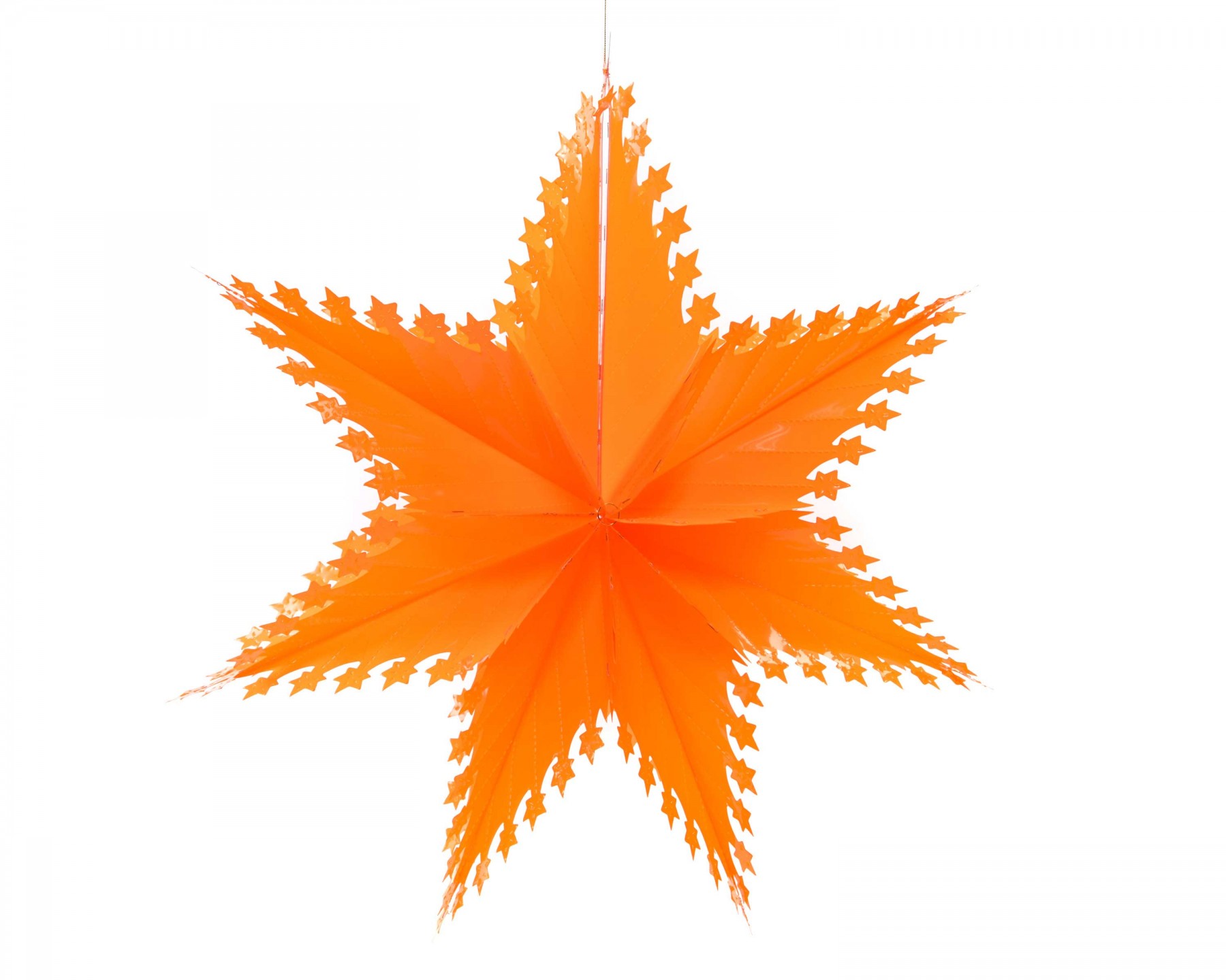 Starry star decoration - orange
