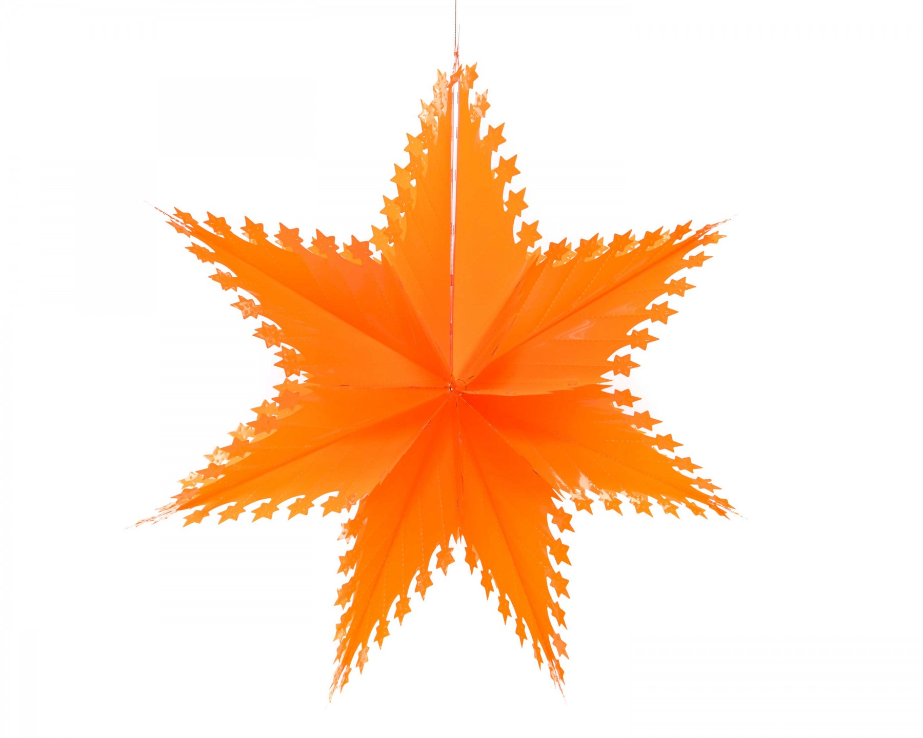 Starry star decoration - orange