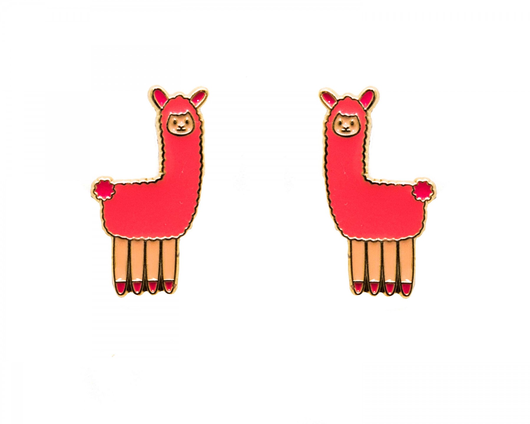 Llama earrings