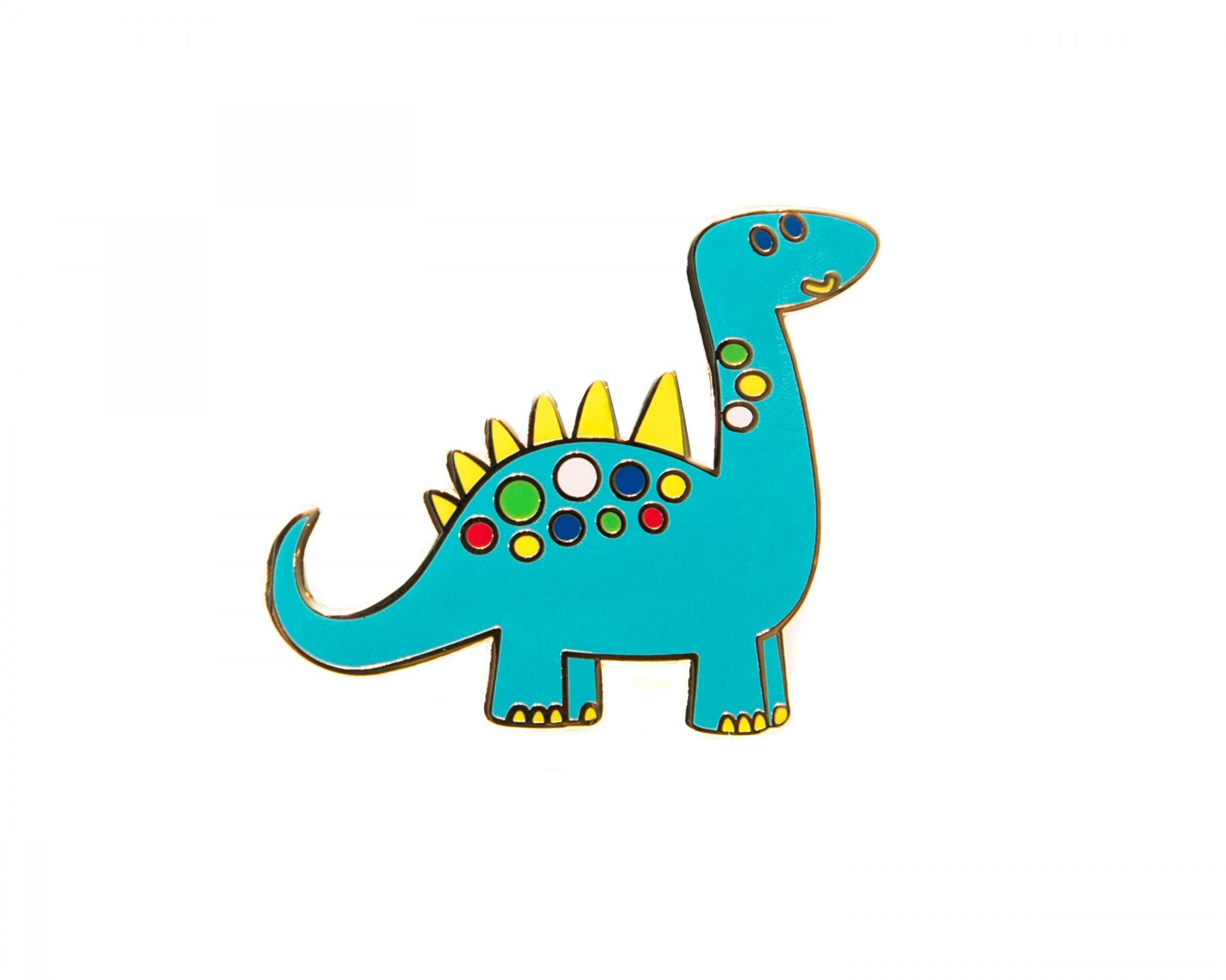 Dinosaur enamel pin