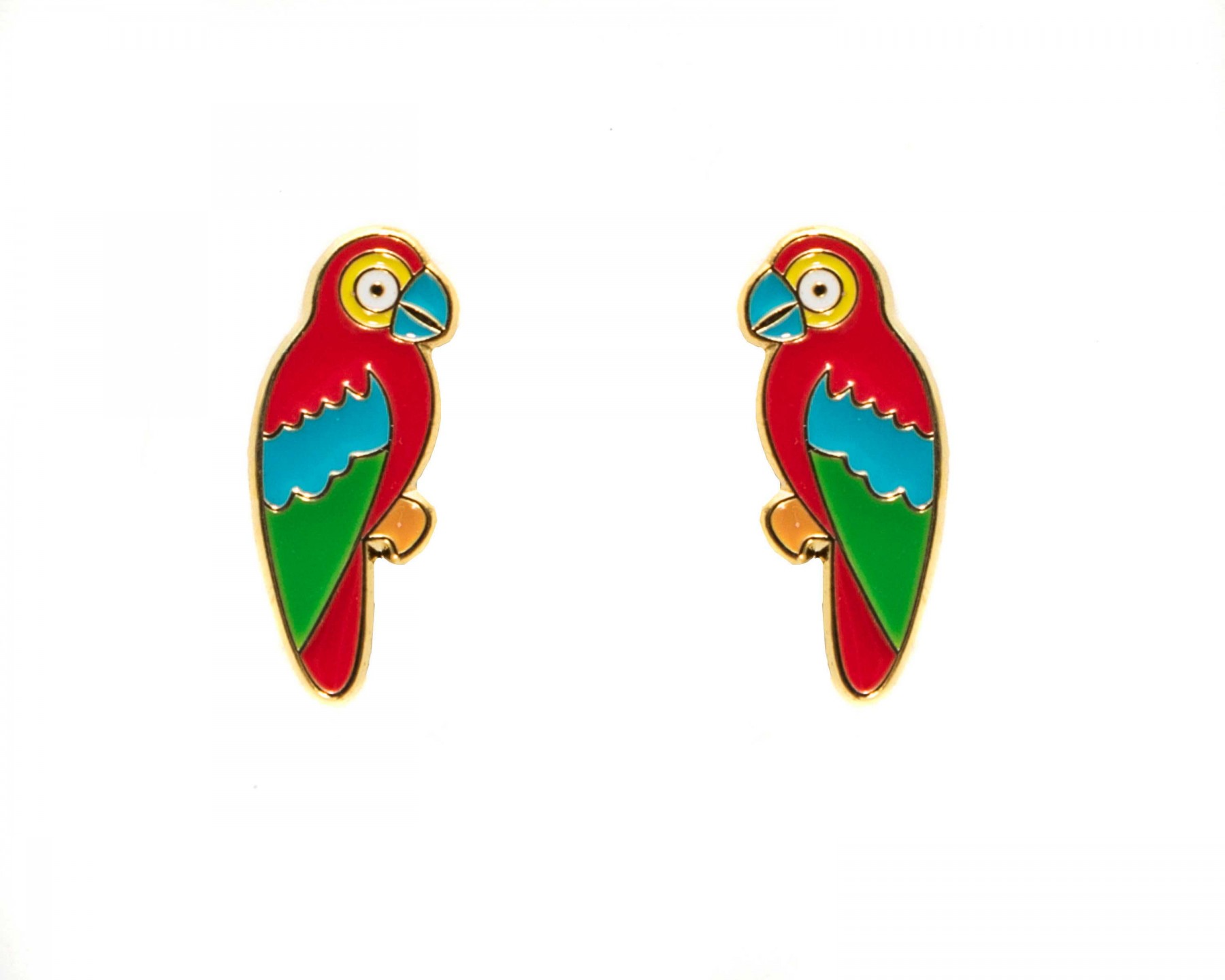 parrot earrings