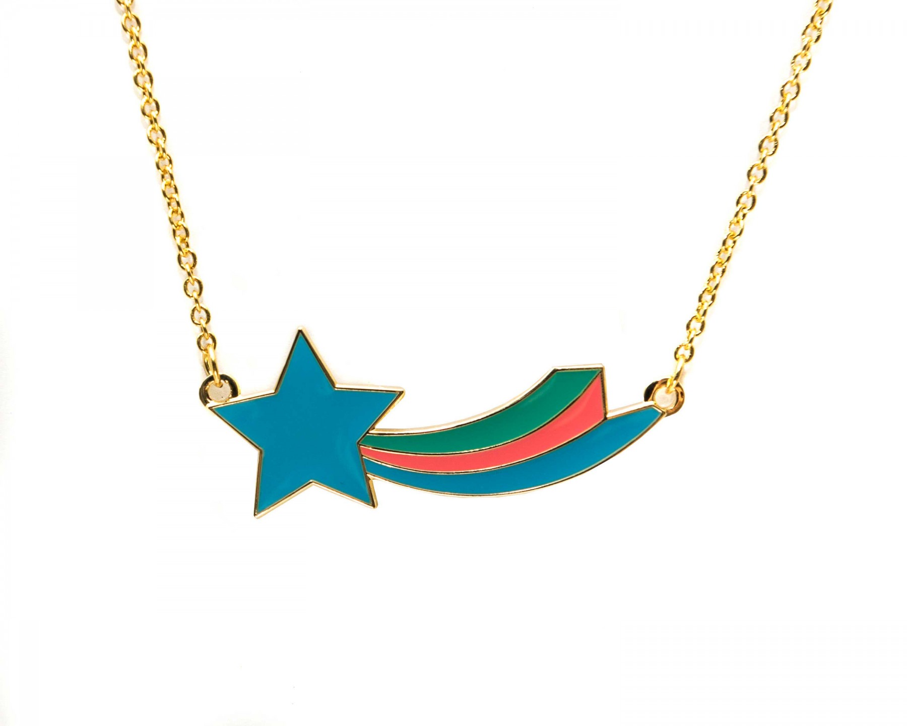 Shooting star necklace