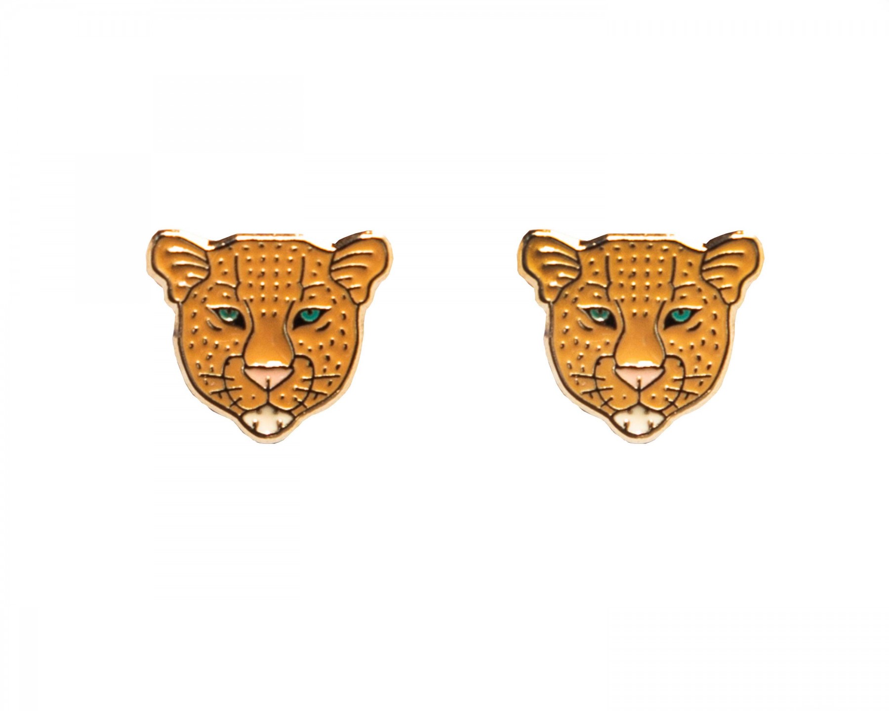 Leopard earrings