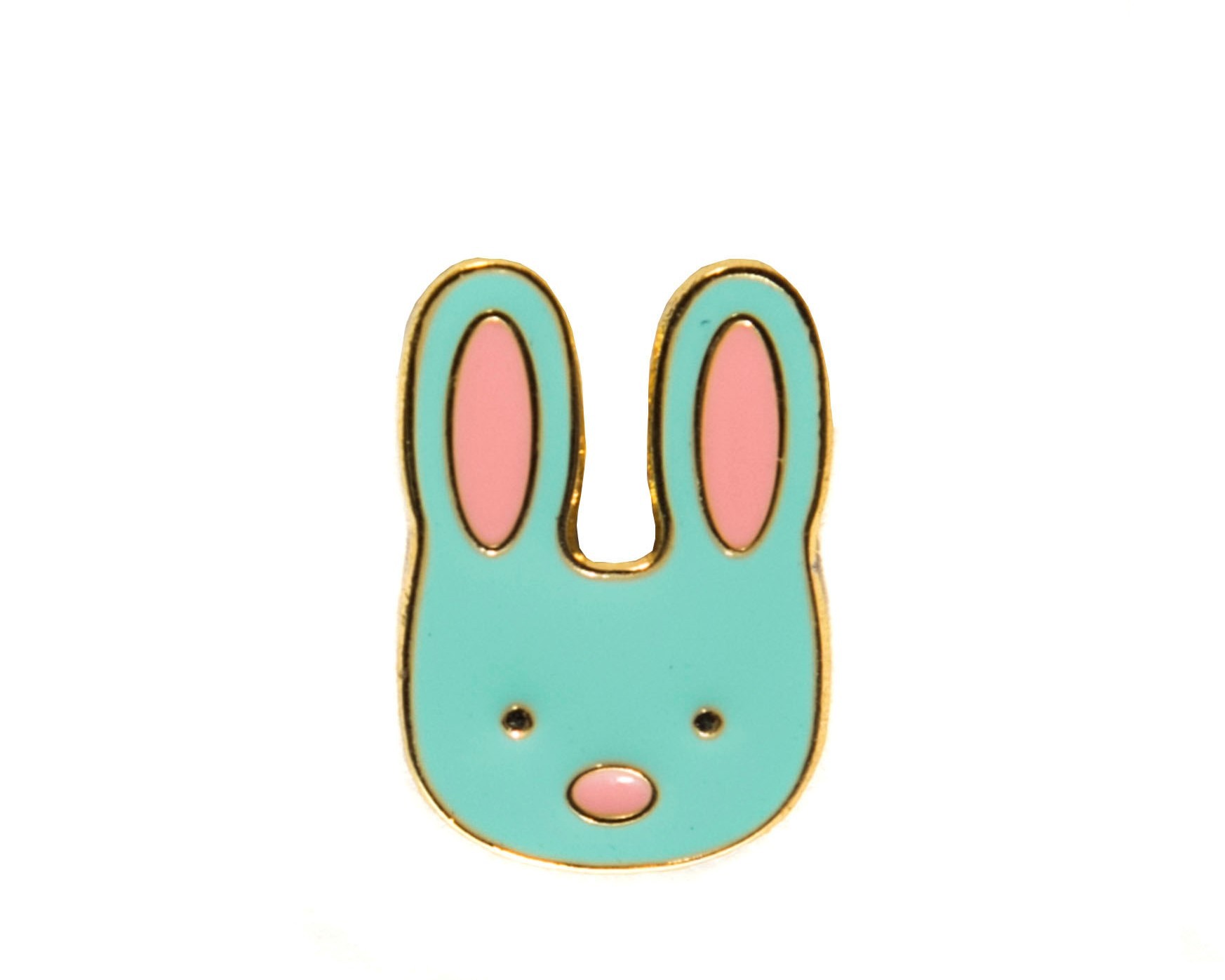 Bunny enamel pin