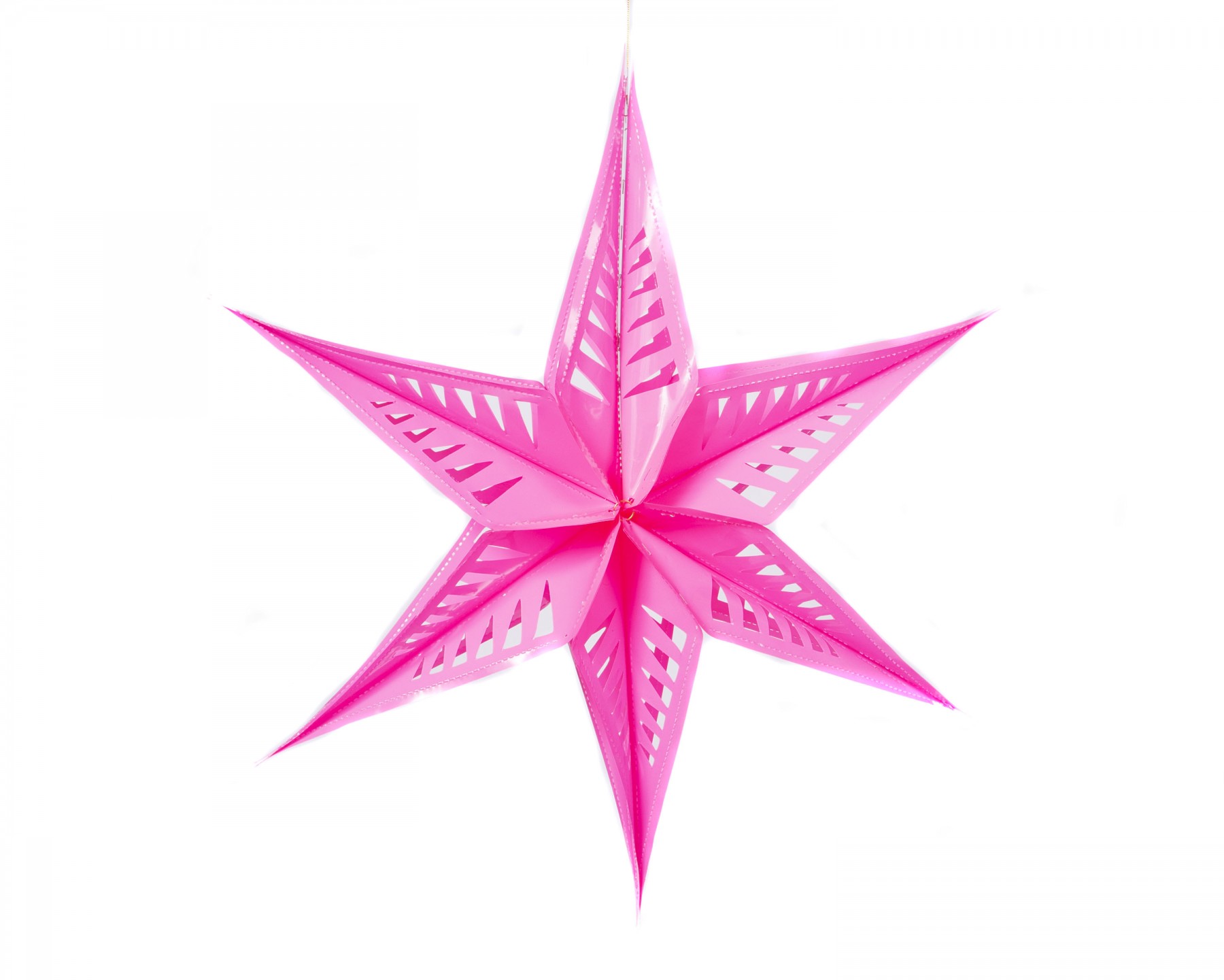 Large star decoration - pink