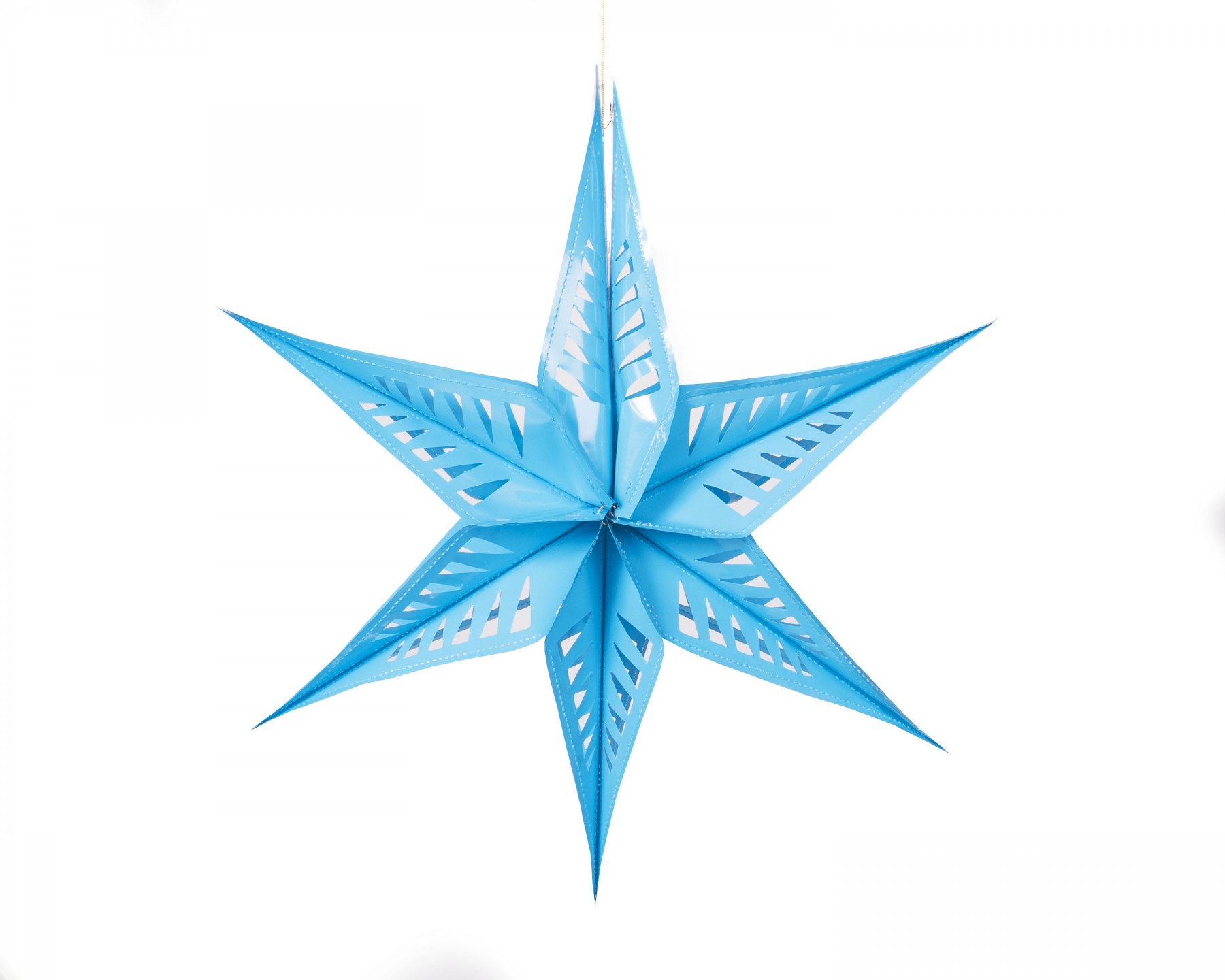 large star decoration - blue
