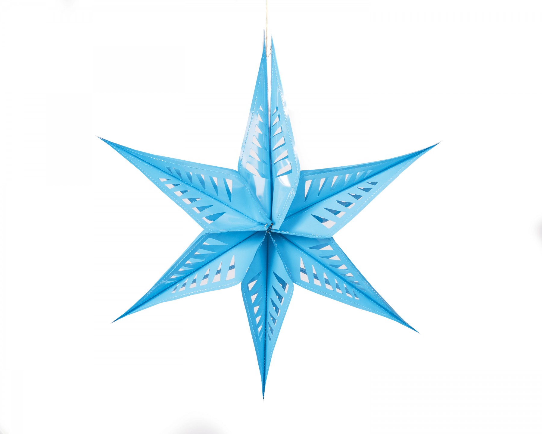Large star decoration - blue