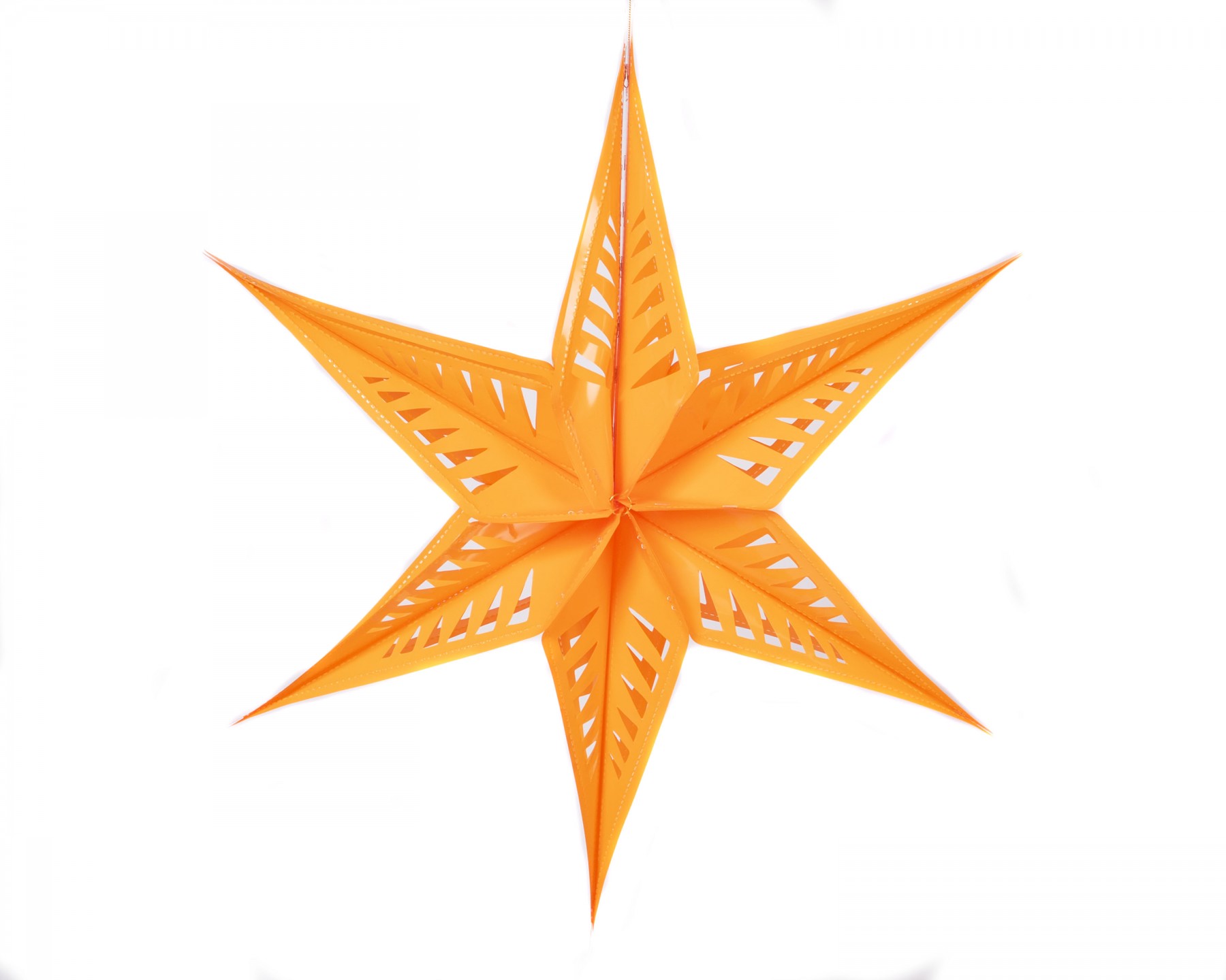 Large star decoration- orange