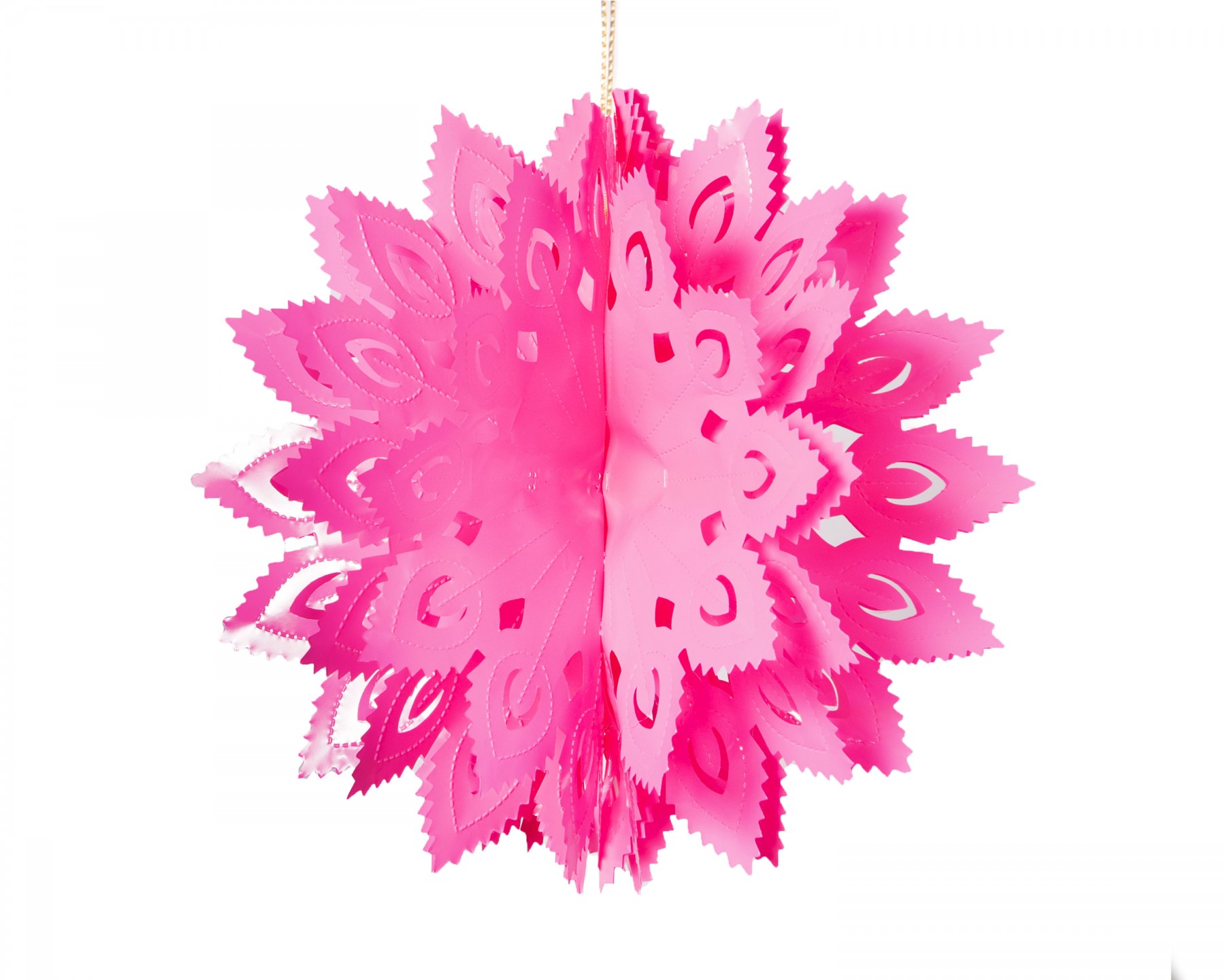Large pompom decoration - pink
