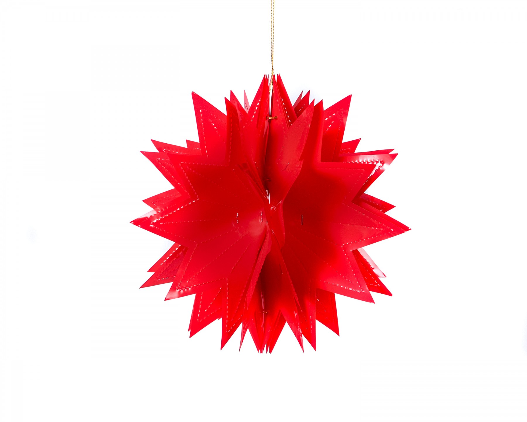 Small pompom decoration - red